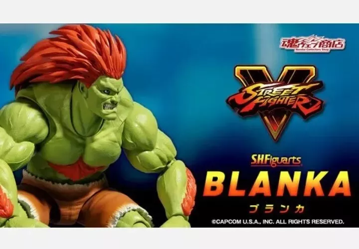 S.H.Figuarts No 09 Blanka Street Fighter V 5 Action Figure Bandai