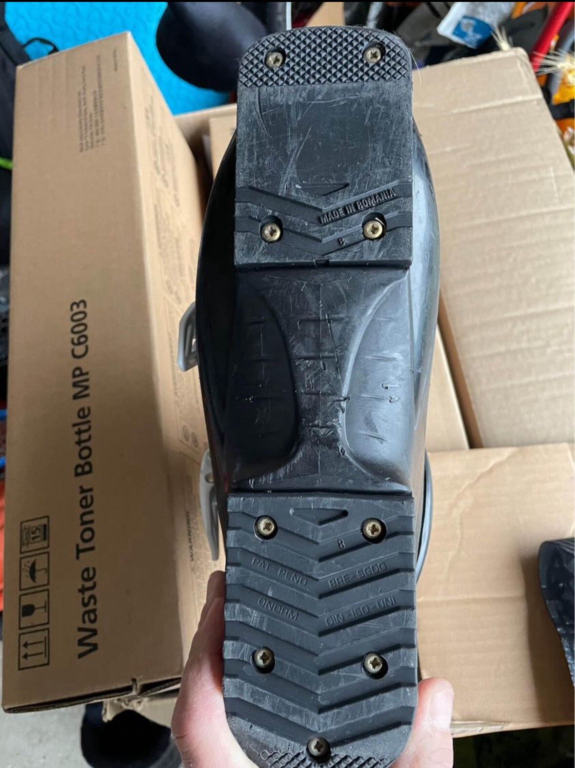 Scarponi da sci Salomon taglia 8