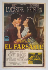 THE RAINMAKER (1956) movie poster BURT LANCASTER KATHERINE HEPBURN Lloyd Bridges