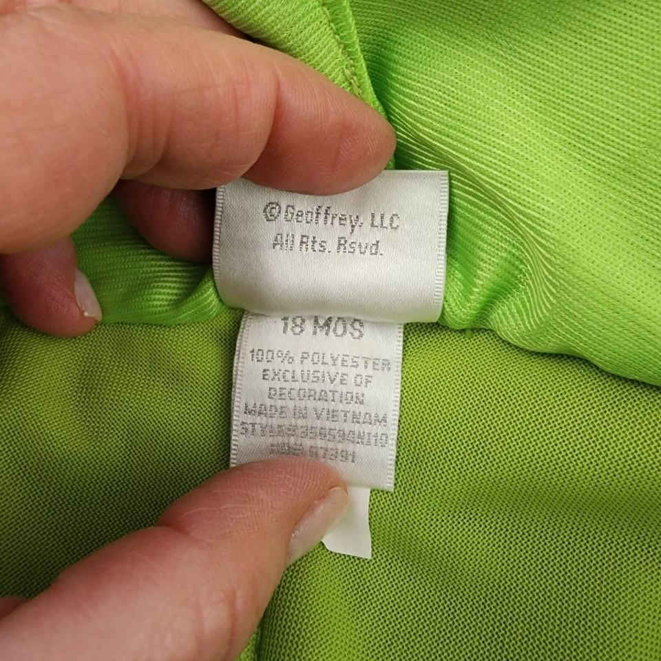 Toys R Us Miniwear Disfraz Halloween Dinosaurio Verde Azul Lunares Imitación Piel 18M Foto 4 de 4