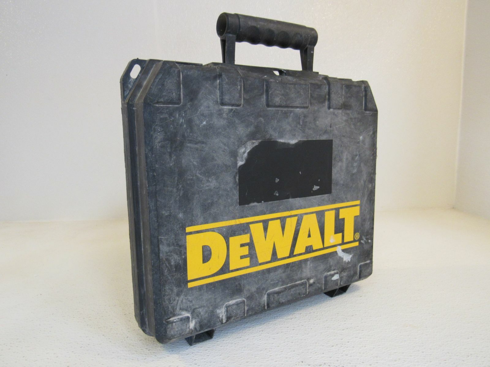 DeWalt Portable Power Tool Case 15in x 14in x 5in Black/Yellow Plastic