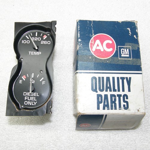 NOS 1979 1980 Oldsmobile Cutlass W/Diesel Engine Instrument Panel Fuel/Oil Gauge