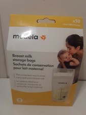 Medela Breast Milk Storage Bags 6 Oz 50 Count Brand New Factory Sealed