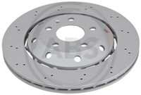 2X Bremsscheibe Hinten A.B.S. 18644 FüR Audi