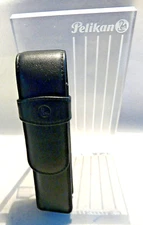 Pelikan 2er Lederetui TG21 schwarz # sehr gut erhalten # (1223)