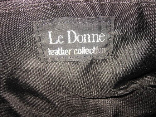 Le Donne Leather Collective Black Wristlet Clutch EUC - Picture 6 of 8