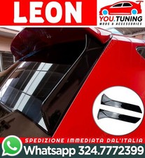 🤩2 PEZZI SPOILER Posteriore Lunotto SPORTIVO per SEAT LEON 5F FR Mk3 MK3.5