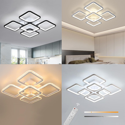 LED Deckenlampe Dimmbar Deckenleuchte Panel Schlafzimmer Wohnzimmer 60*60cmcm