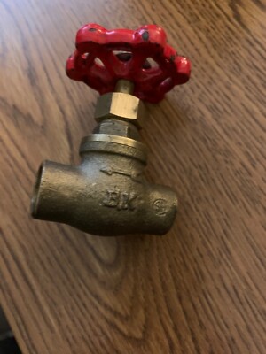 1/2  X 1/2'' Brass Gate Valve Sweat Connection
