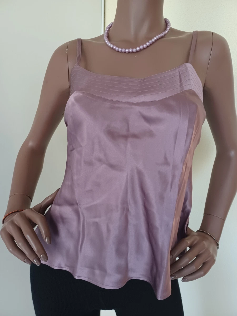 Nuisette Marjolaine 100% Soie - Taille FR 40 - Couleur Rouille - Neuf Sans étiquettes