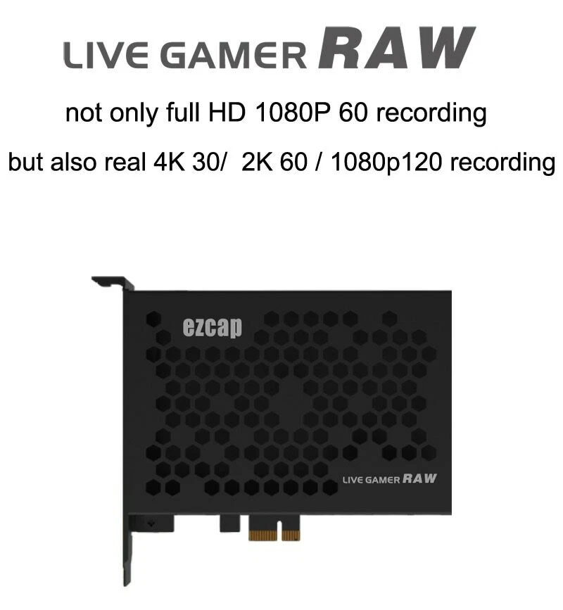 4K PCI-e Game Capture Card HDMI Video Record Box for PS4 XBOX PC Live Streaming - Image 3 of 4