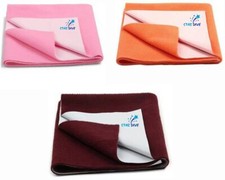 Pink, Orange And Maroon Baby Bed Protecting Water Absorbing Baby Dry sheet