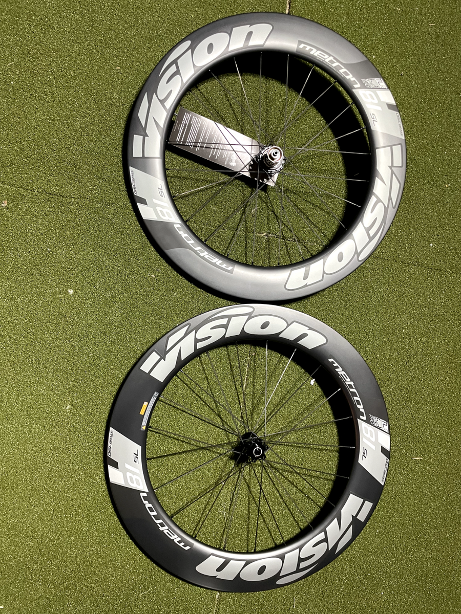 新品Vision Metron 81 Carbon チューブラー ホイールセット