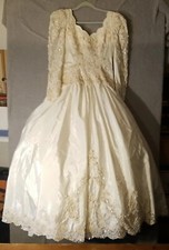 vintage wedding dress 1980s