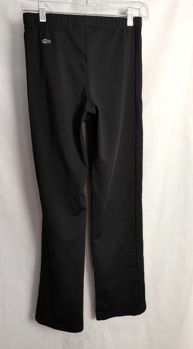 Adidas Girls Climalite Stretchy Pants Elastic Waist Straight Leg