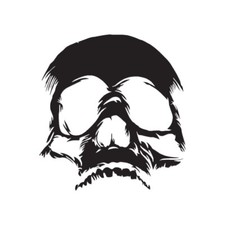 Dead Skull - Vinyl Decal Sticker - Multiple Color  Sizes - ebn1106