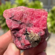 Pietra grezza piccola 140 g naturale rosso nero rodonite quarzo cristallo esemplare
