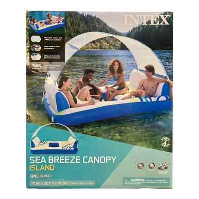 Intex Sea Breeze Island with Removable Canopy, Person, 880lbs