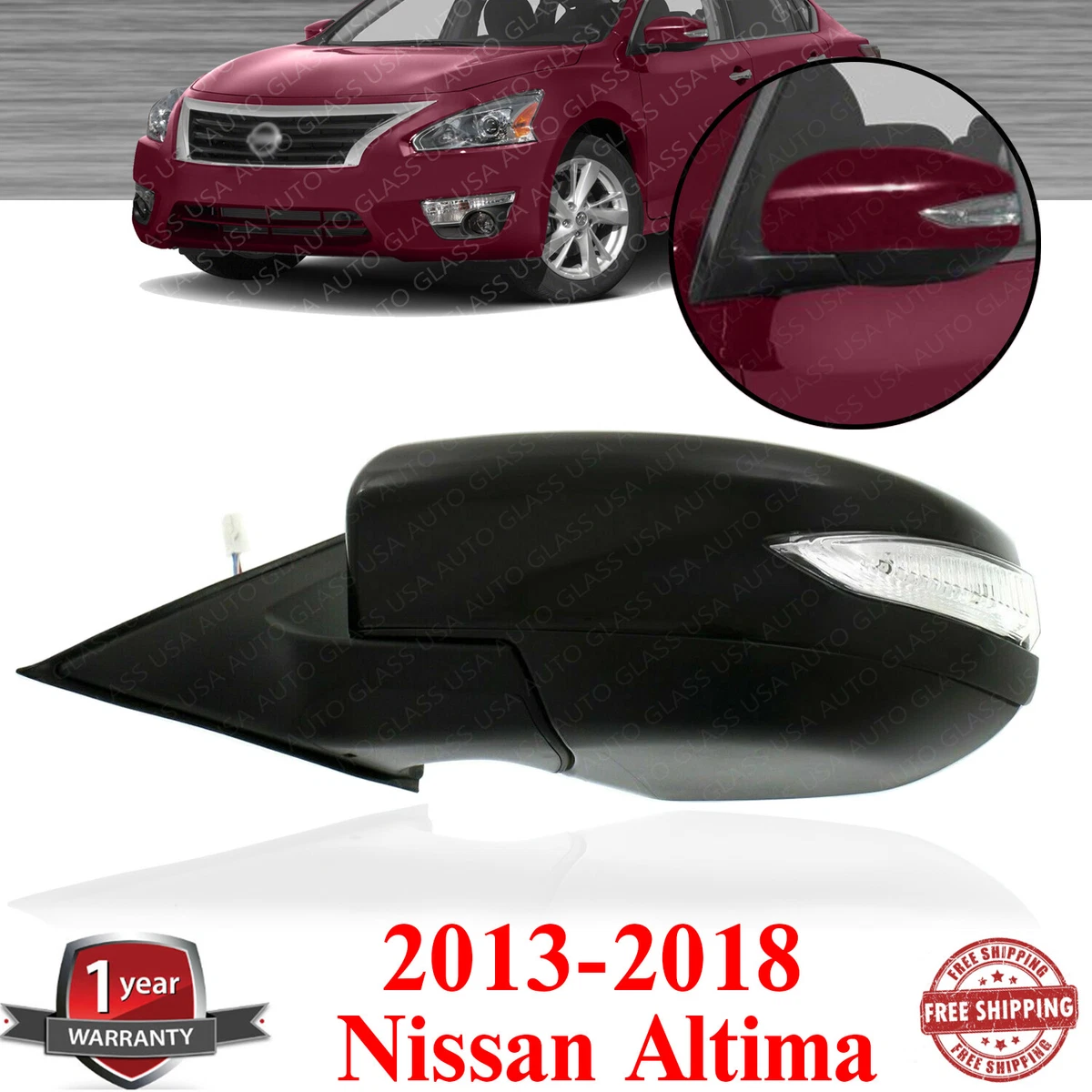 2015 nissan altima passenger cheap side mirror cover