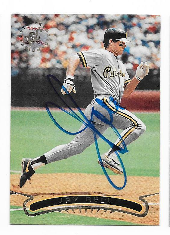 JAY BELL 1996 STADIUM AUTOGRAPHED SIGNED # 172 PITTSBURGH PIRATES 