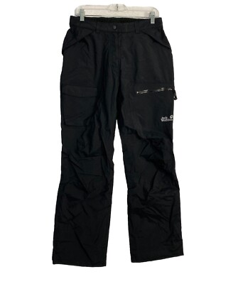 Jack Wolfskin Womens Texapore Cargo Zip Pocket L 30 X 30.5 Black OUTDOOR Logo