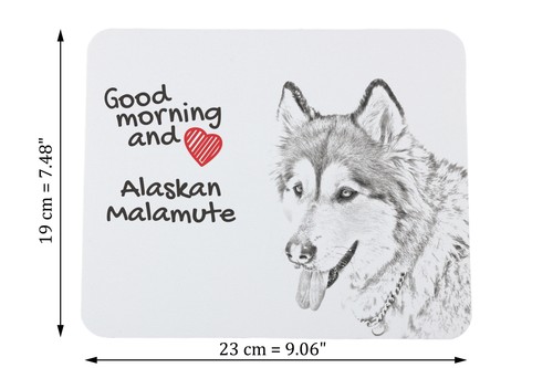 Alaskaanse Malamute muismat met hond Art-Dog - Afbeelding 2 van 7