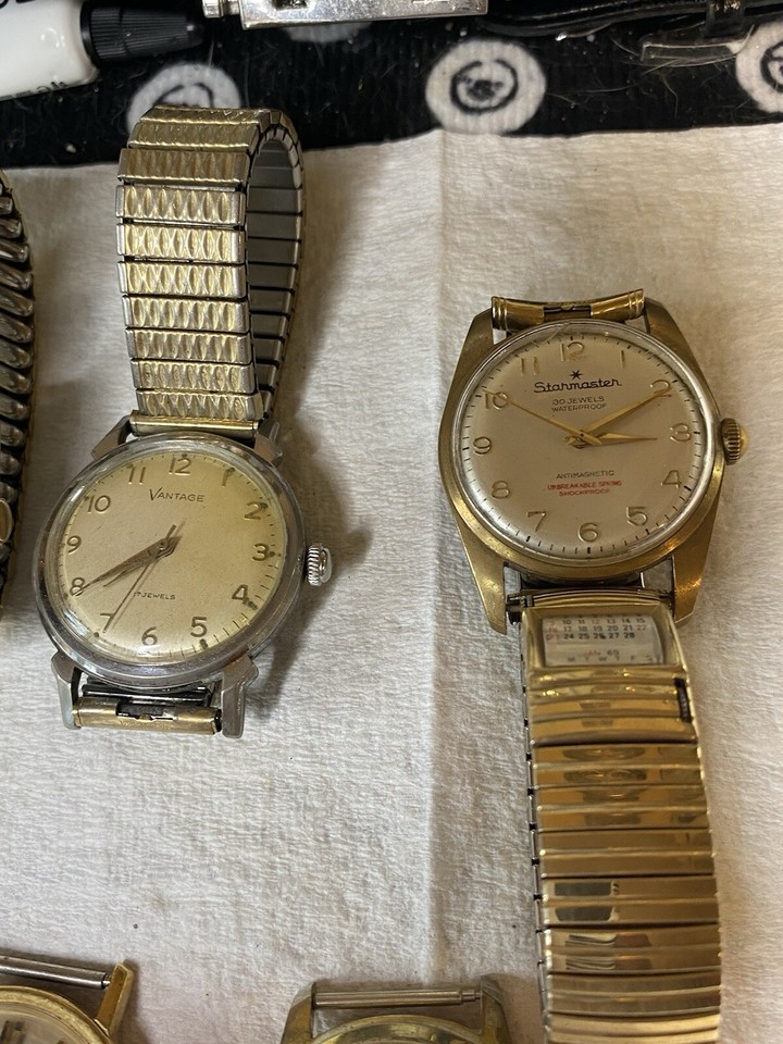 Vintage Watch Lot Men’s Size Variety Of Brands eBay