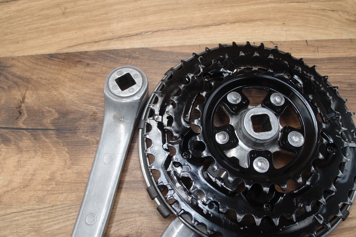Pédalier Shimano Alivio FC-MC10 – Vintage Japon, 24/34/42, 170mm, VTT