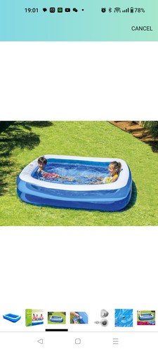 Pool Rectangular Full Size 79 x 59 x 20 in (k2) - Afbeelding 1 van 3