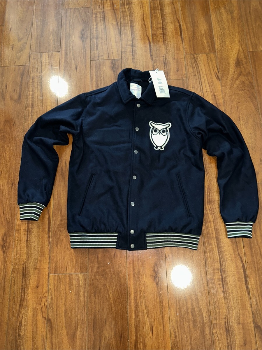 Varsity Jacket Knowledge Cotton Apparel Wool Coat Red Varsity