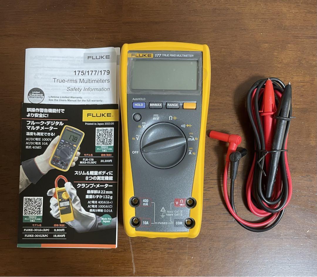 FLUKE 177 Digital Multimeter True RMS Value Backlight Specification NEW  Japan