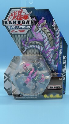Bakugan Evolutions Platinum Series Darkus Neo Nillious Action Figure, 2022