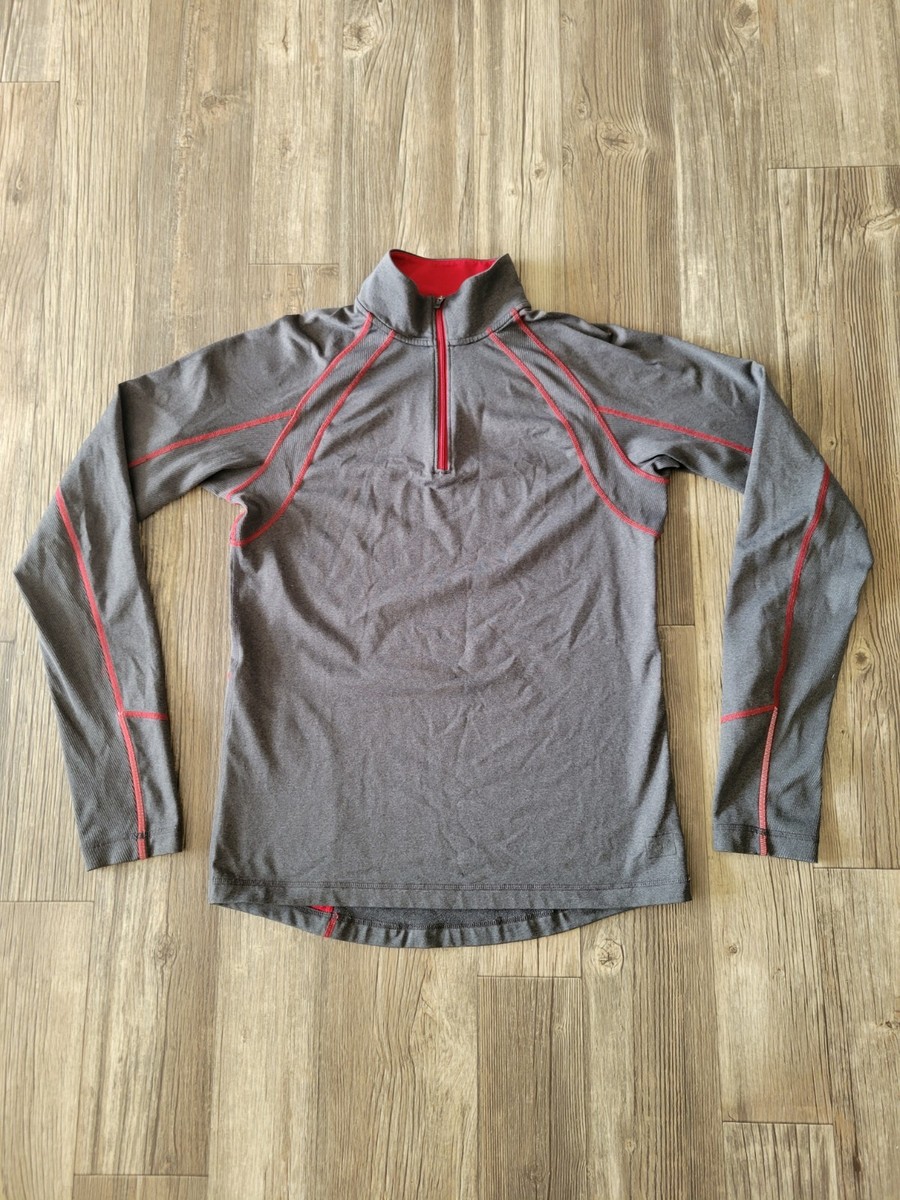 Chemise Technique REI Co-op Homme - Taille XS - Gris - Quart Zip - Manches Longues