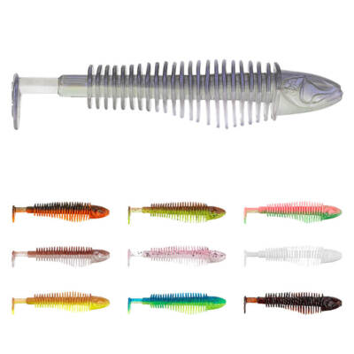 Bullseye Lamelli Gummifisch 10cm Gummiköder Kunstköder Barsch Zander Hecht