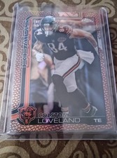2025 Colston Loveland Topps Chrome RC Leather Refractor #345