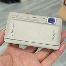 SONY CyberShot DSC-TX66 Digital Camera 18.2MP Slim CCD Camera Gold
