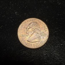 2006 D South Dakota State Quarter manque couche plaquée graisse frappe par erreur