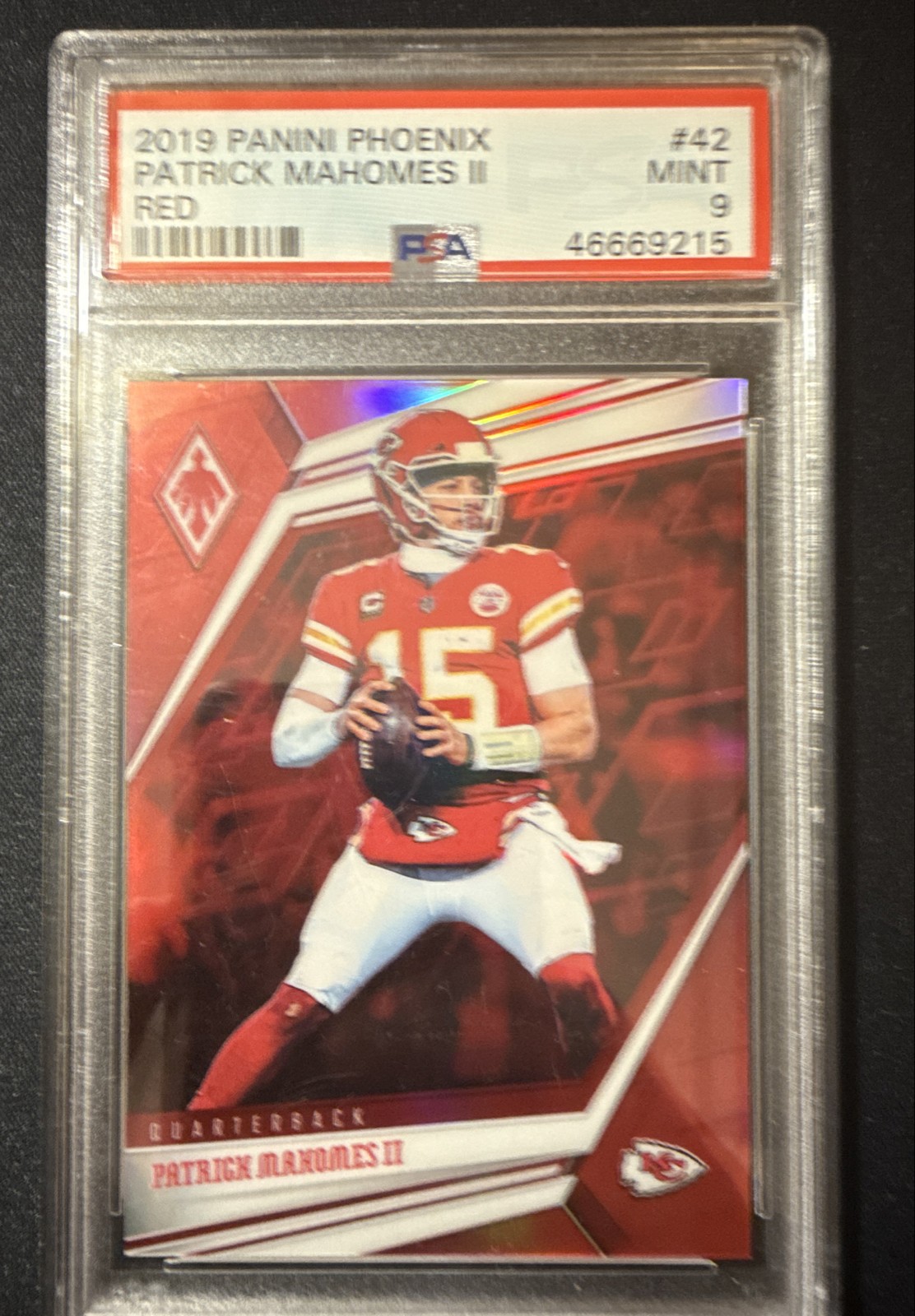 2019 Panini Phoenix - Patrick Mahomes II #42 Red /299