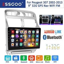 For Peugeot 307 2002-13 32G Android 13 Car Stereo FM Radio GPS Touch Screen WIFI