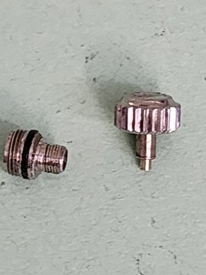 Genuine Vintage Rolex Submariner 7mm Crown With Casetube  704-0Part