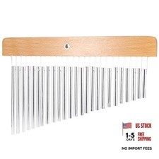 25-Tone Bar Chimes - Single-Row Musical Percussion Instrument - 25 Bars