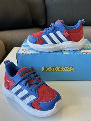 Adidas Sneakers Marvel Lightorama LED Lights Spider-Man Shoes Toddler