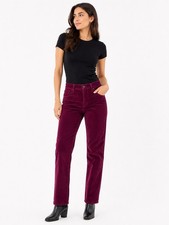 3x1 NYC Merlot Velvet Jeans Women’s Size 28 Slim Straight Made in USA