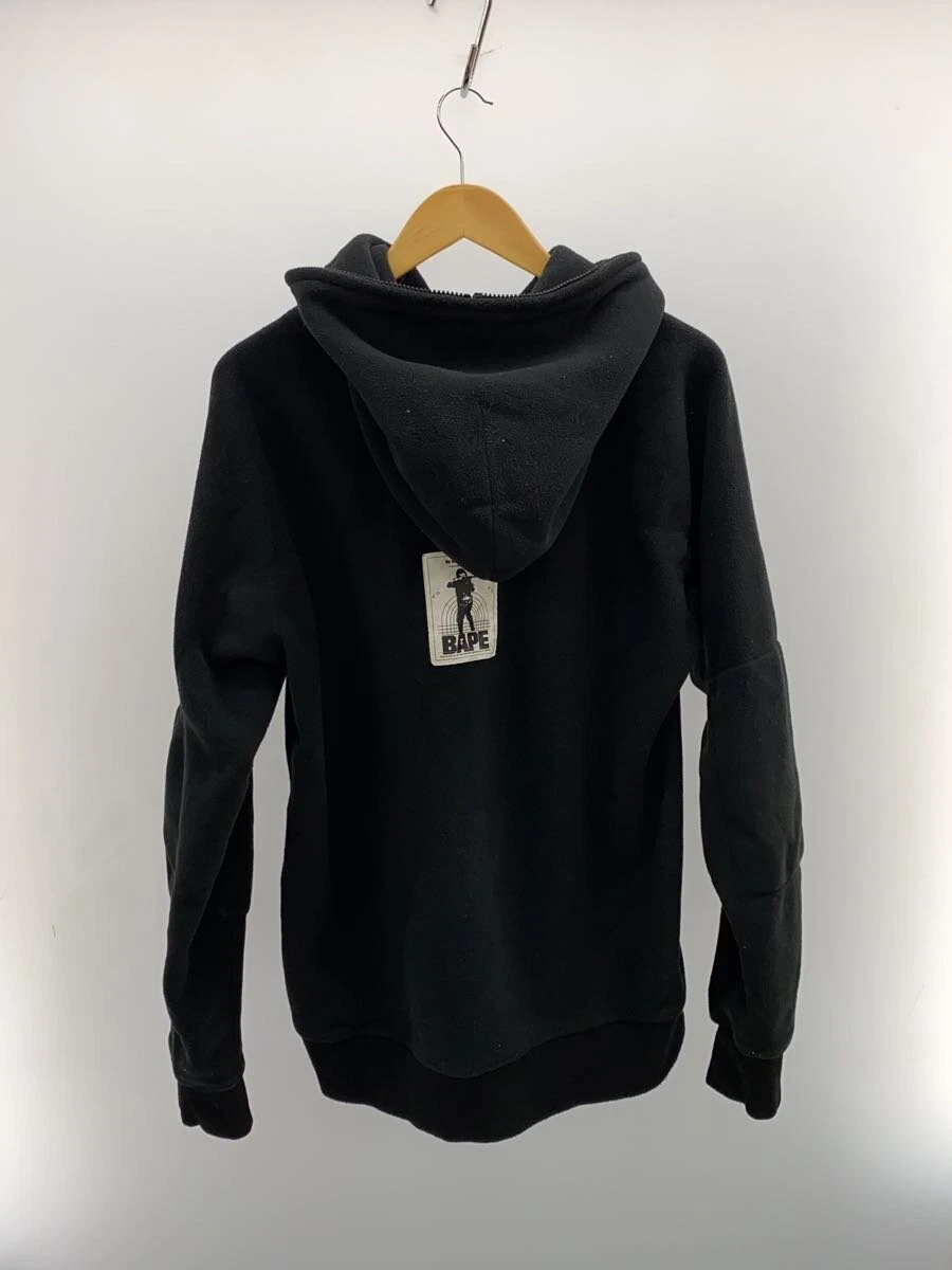 A BATHING APE (BAPE) Felpa con cappuccio A BATHING APE POLARTEC WIDE FIT nera XL usata