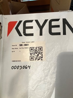 Keyence  MK-MU1 Pump Path Unit For  MK-G Series Ink Jet Printer NEW