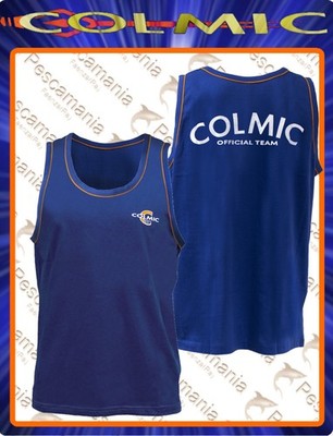 Trägerhemd Colmic Modell  Ruderer Blue  TG XXL 100% Baumwolle