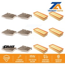 Air Cabin Filters (12 Total) Kit For Volkswagen Jetta Tiguan Passat Golf Audi Q3