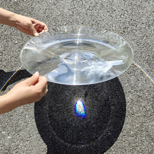 2-Pack Large Fresnel Lenses 300mm 11.81" , Focal Length 360mm, Acrylic Magnifie