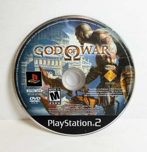 God of War (Sony PlayStation 2, 2005) PS2 Black Label - Disc Only - Tested