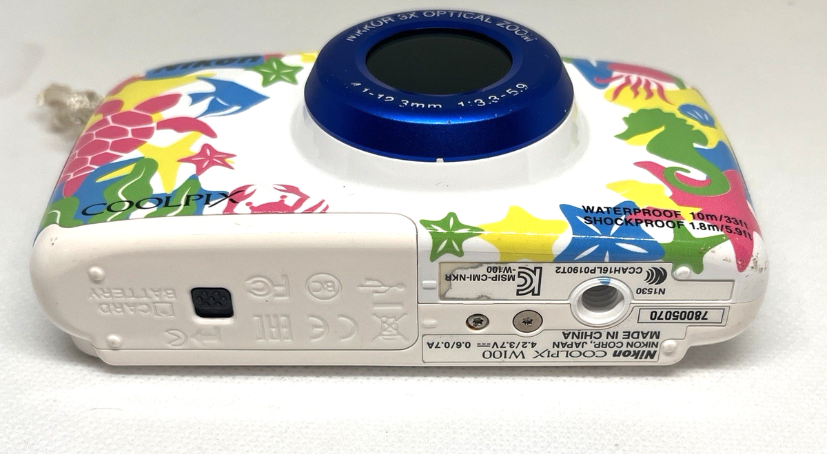 Nikon COOLPIX W100 マリン Nikon COOLPIX W100 Digital Camera Kids Marine | eBay